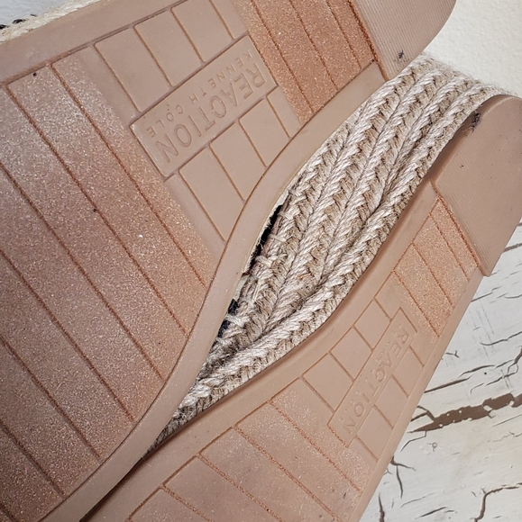 8.5 Kenneth Cole Reaction Espadrille Black Excellent Condition - Picture 5 of 6